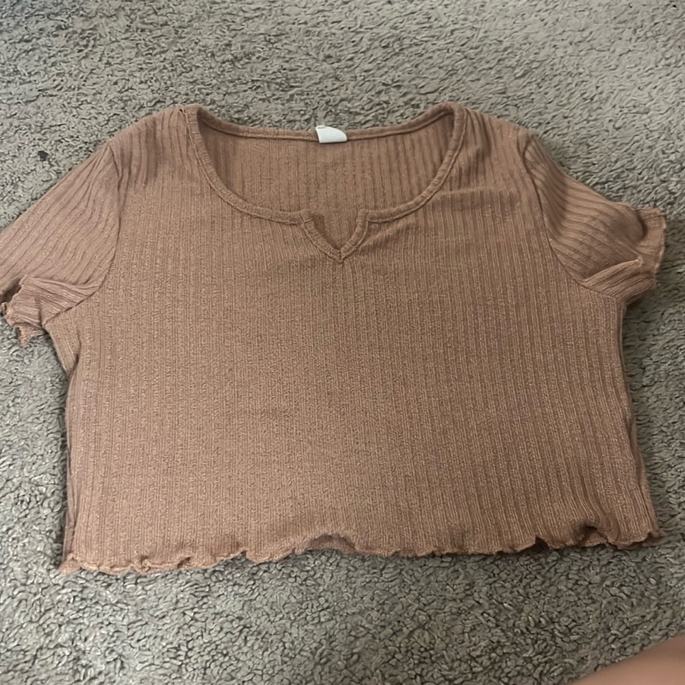 Cute brownish crop top